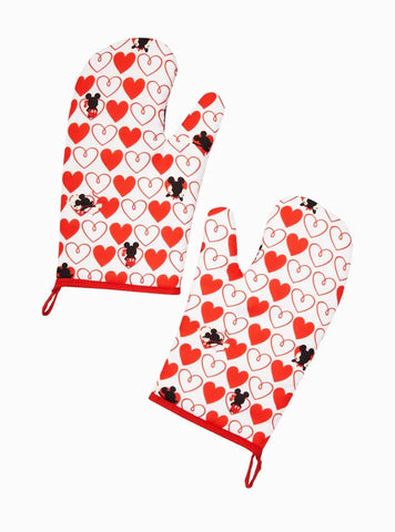 DISNEY MICKEY MOUSE RED HEART SERIES OVEN MITTS | 2 PACK