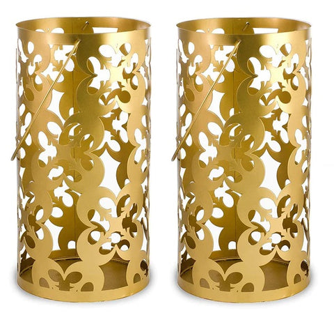 STAR WARS GOLD STAMPED LANTERN | REBEL SYMBOL | 11.5 INCHES | SET OF 2