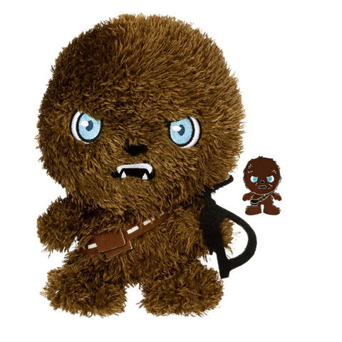 STAR WARS CHEWBACCA STYLIZED 7 INCH PLUSH WITH ENAMEL PIN