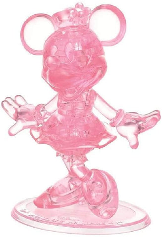 DISNEY MINNIE MOUSE 43 PIECE 3D CRYSTAL JIGSAW PUZZLE | PINK