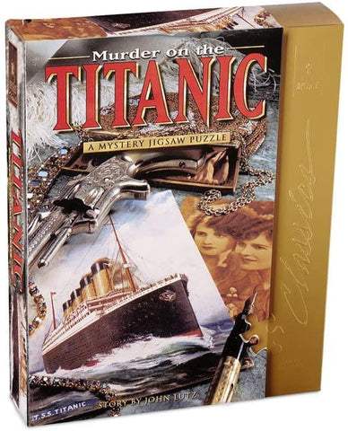 MURDER ON THE TITANIC 1000 PIECE CLASSIC MYSTERY JIGSAW PUZZLE