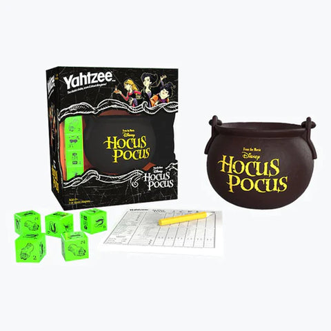 DISNEY HOCUS POCUS YAHTZEE DICE GAME