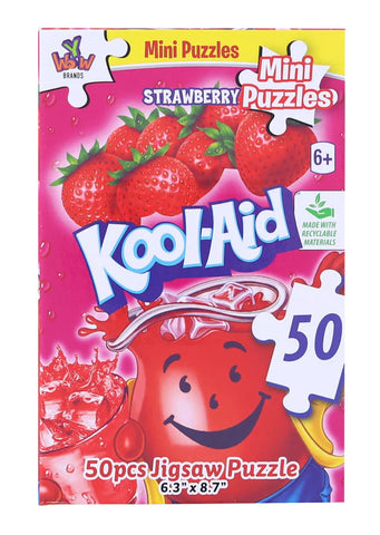 KOOL-AID 50 PIECE MINI JIGSAW PUZZLE | STRAWBERRY