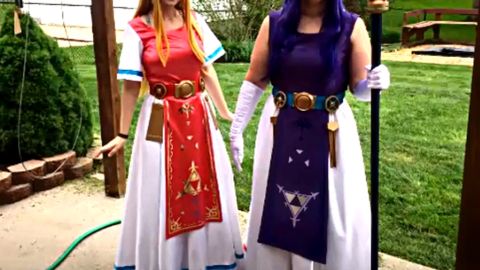 Zelda and Hilda Cosplay Costume