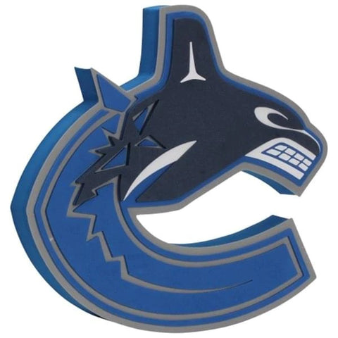 NHL 3D VANCOUVER CANUCKS FOAM LOGO 18" WALL DISPLAY