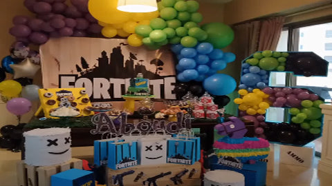 fortnite theme party decors