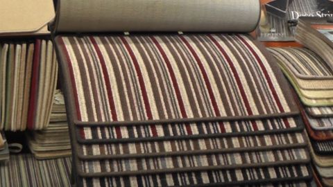 stripe carpets