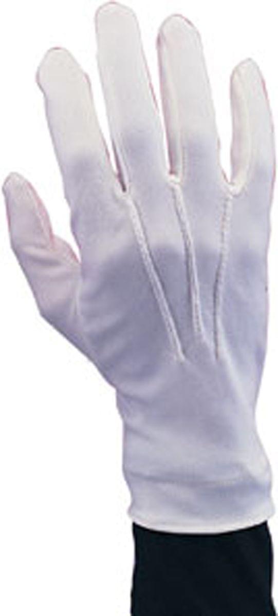 Stretch Nylon White Santa Gloves