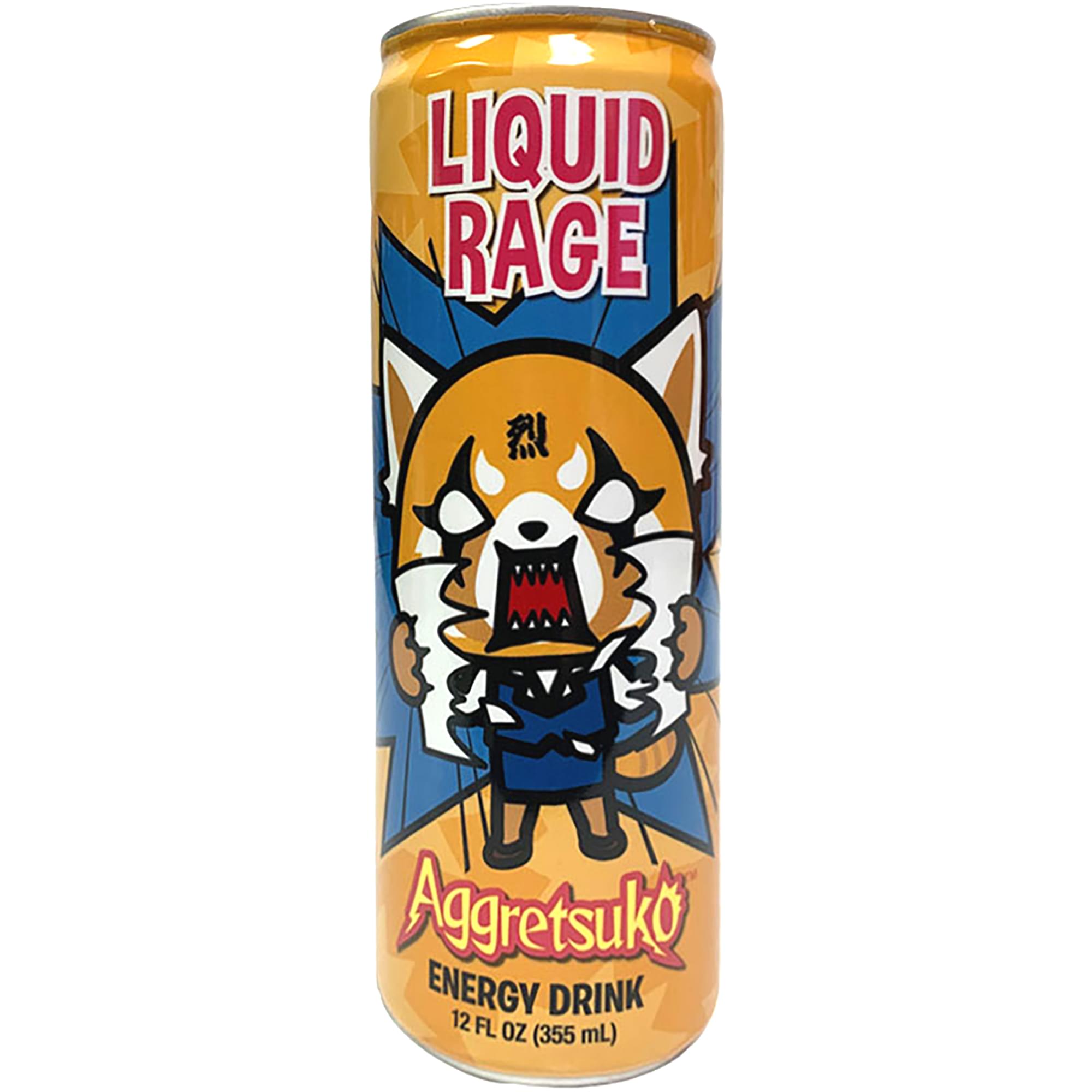Sanrio Aggretsuko Liquid Rage 12oz Energy Drink , 1 Can