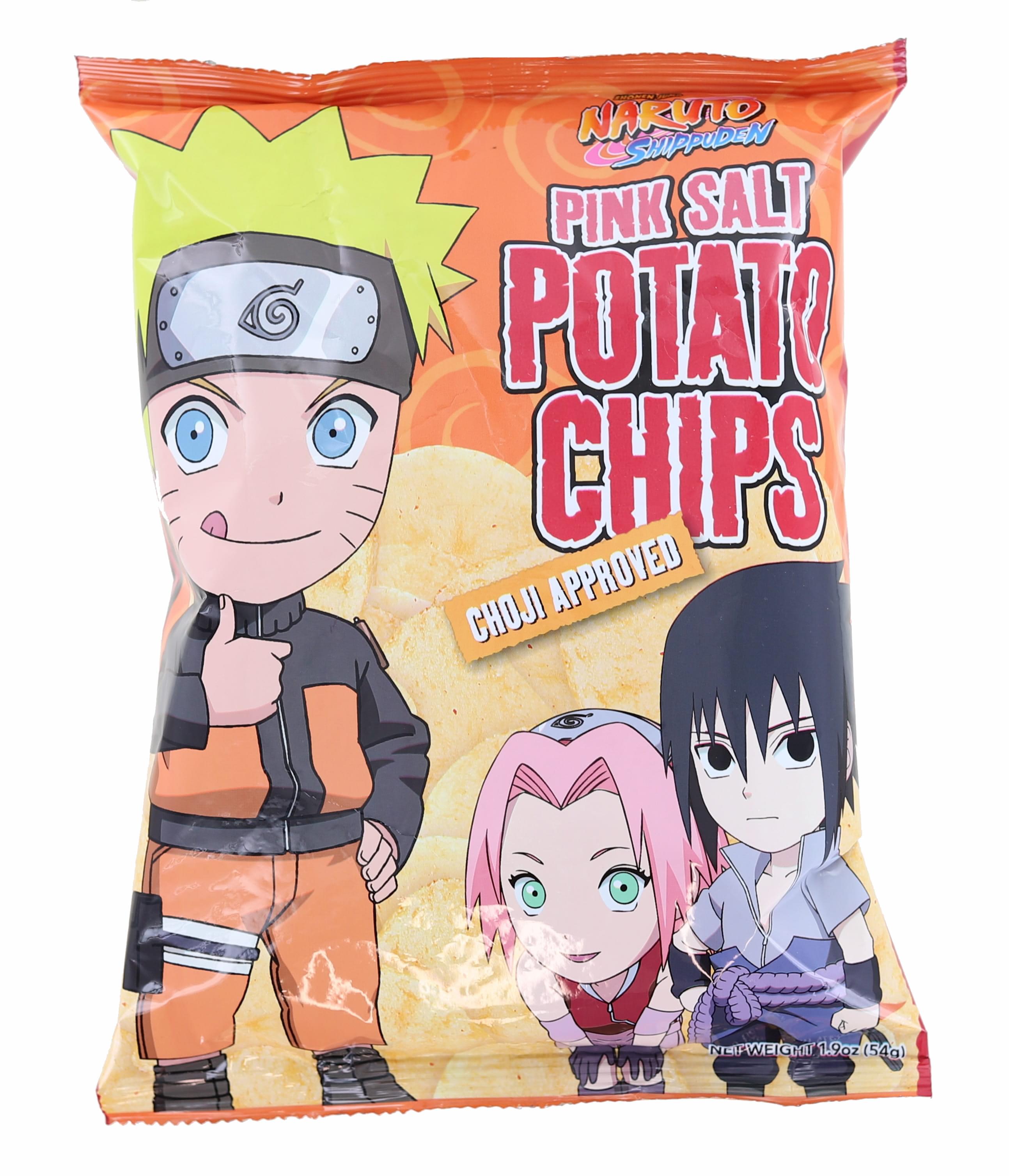 Naruto Pink Salt Flavor Potato Chips , 1.9 Ounce Pack
