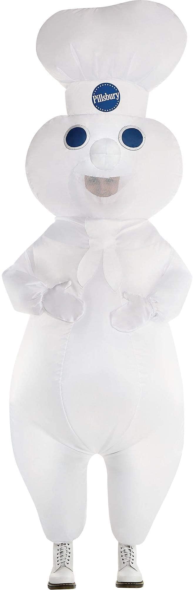 Photos - Fancy Dress Amscan Pillsbury Doughboy Inflatable Adult Costume | Standard AMS-8406164-C 