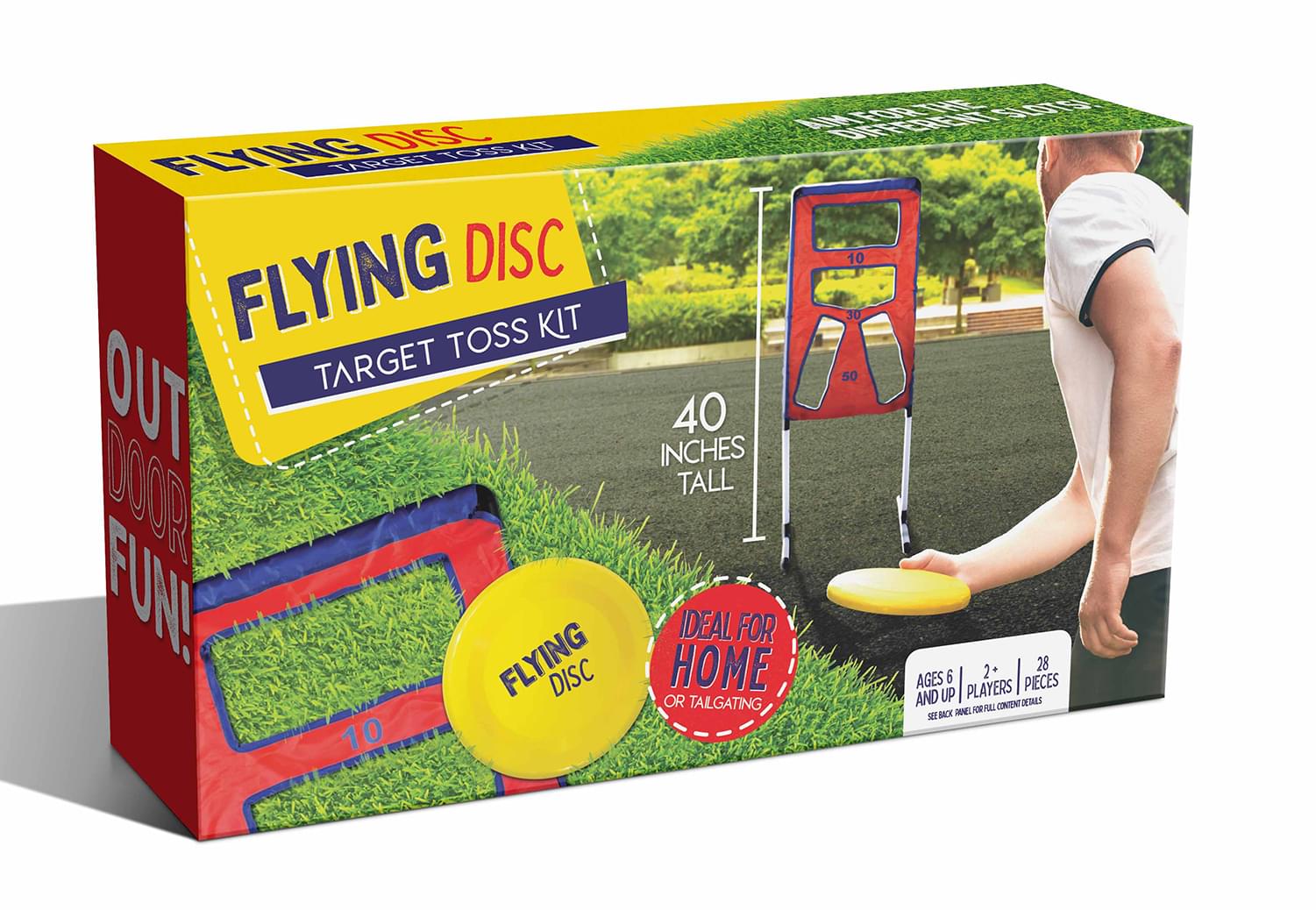 Flying Disc Target Toss Outdoor Family Game Free Shipping Toynk Toys