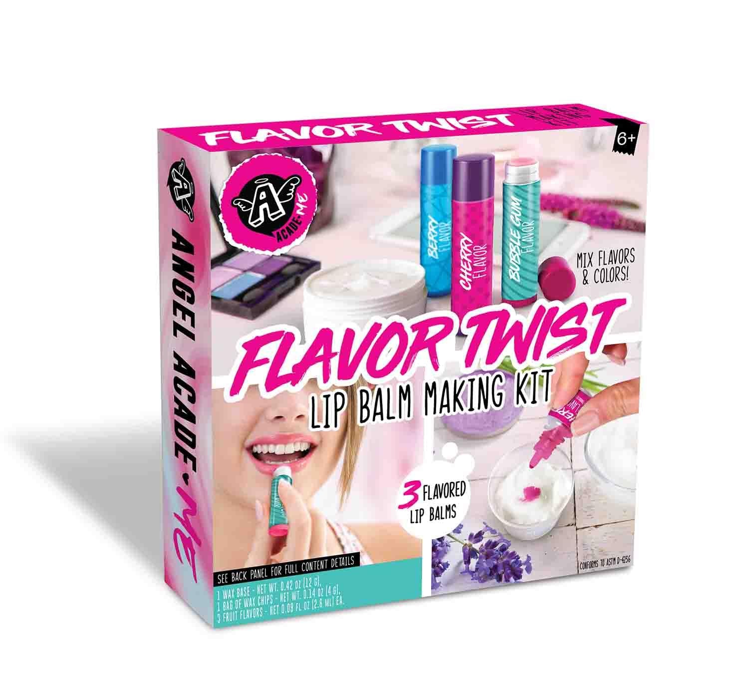 Flavor Twist Lip Balm Making Kit , 3 Flavored Lip Balms