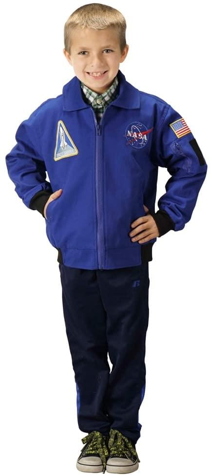 Aeromax Jr. Blue Astronaut Costume Flight Jacket , Size Youth Small