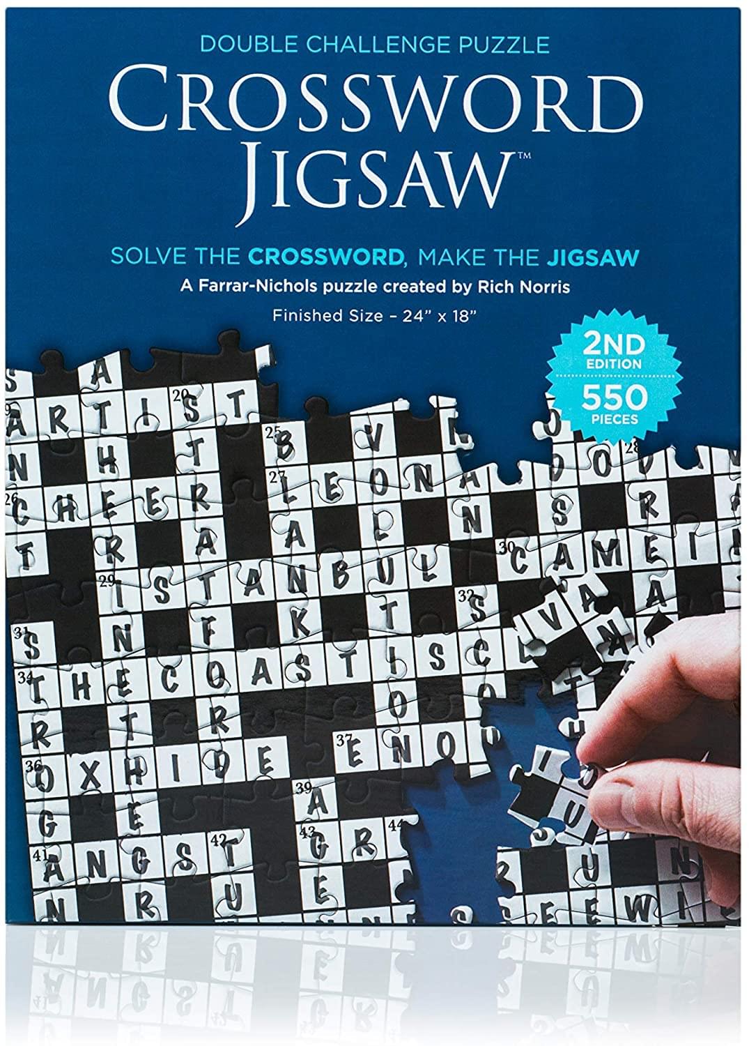 Crossword 550 Piece Jigsaw Puzzle , 2nd Edition