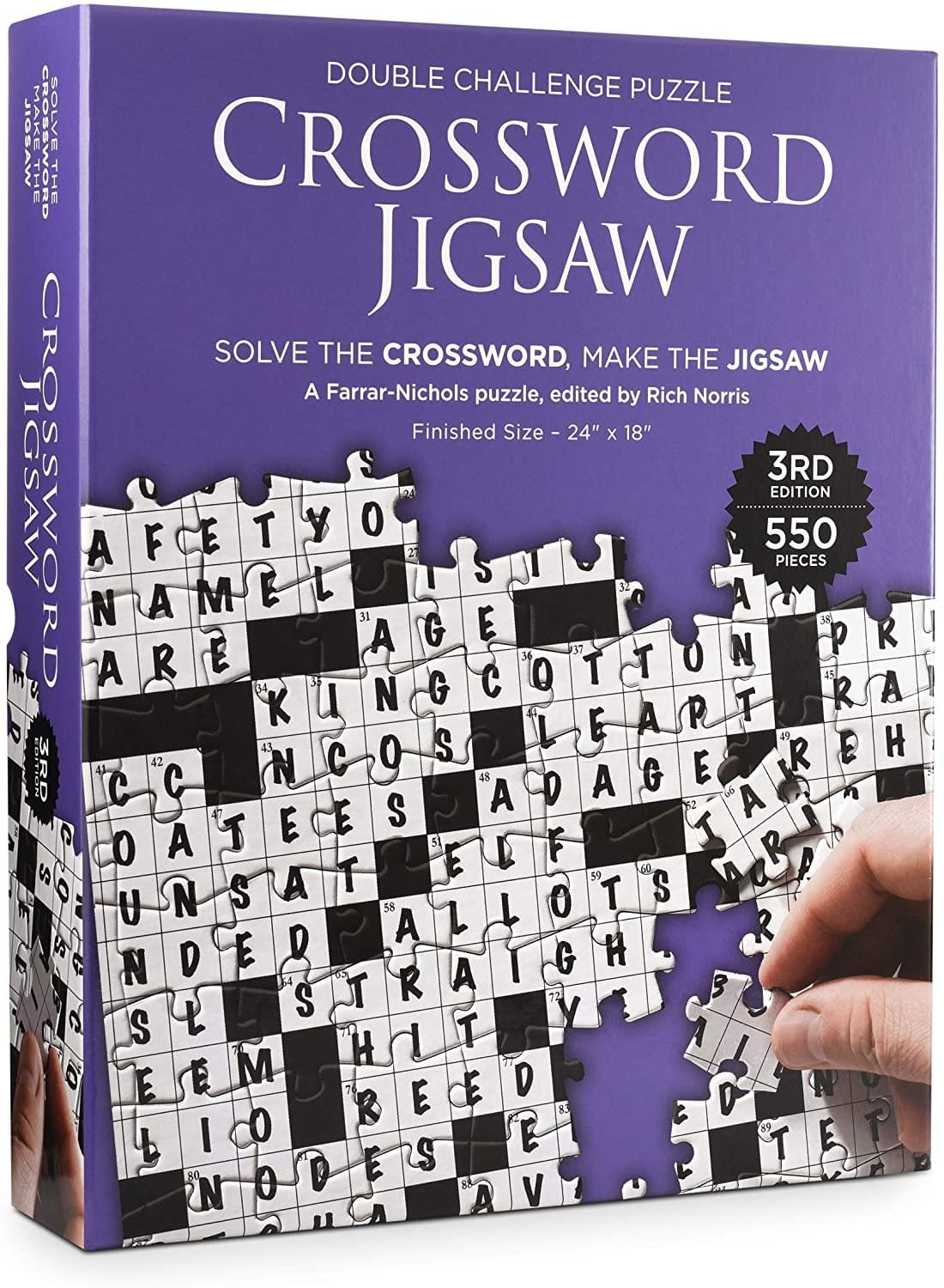 Crossword 550 Piece Jigsaw Puzzle , 3rd Edition