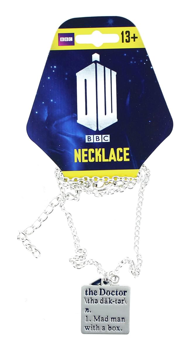 Doctor Who Mad Man With A Box Pendant Necklace