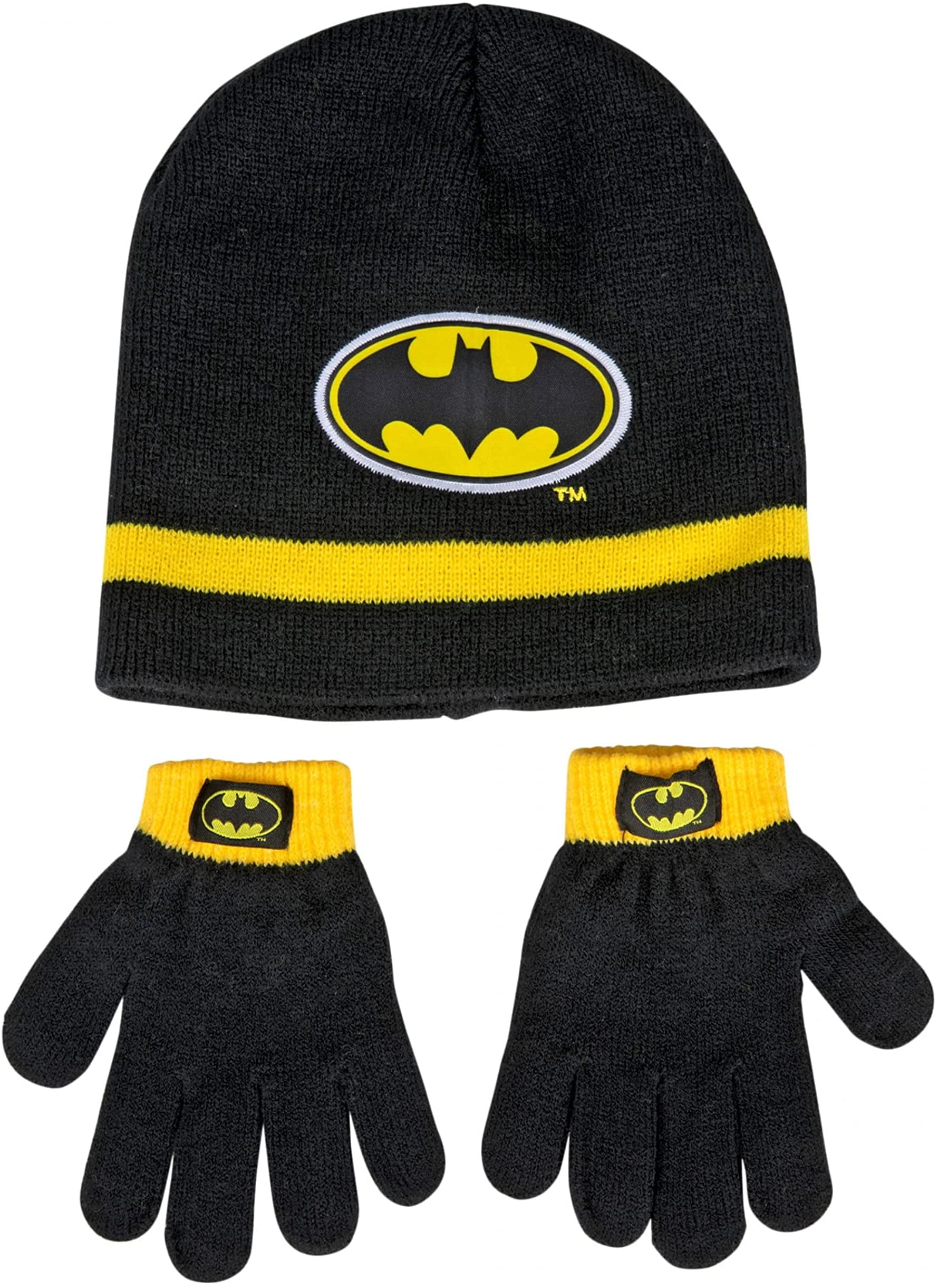 DC Comics Batman Kids Winter Beanie & Glove Set