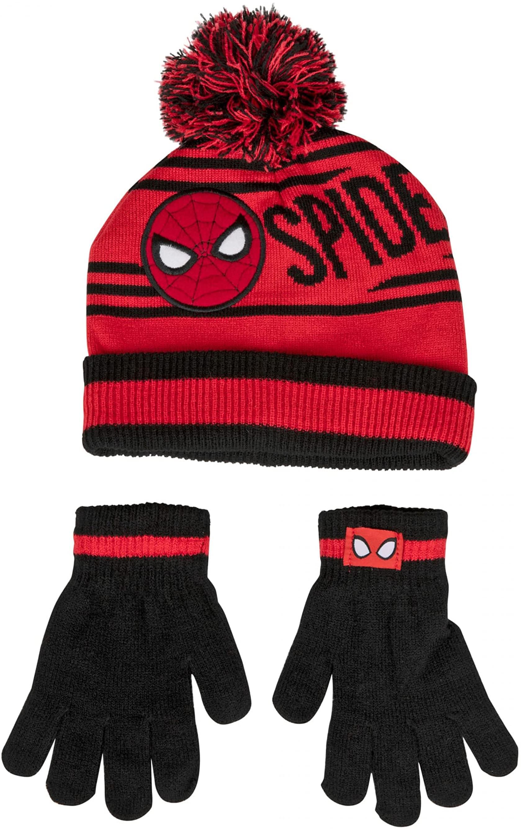 Marvel Spider-Man Kids Winter Beanie & Glove Set