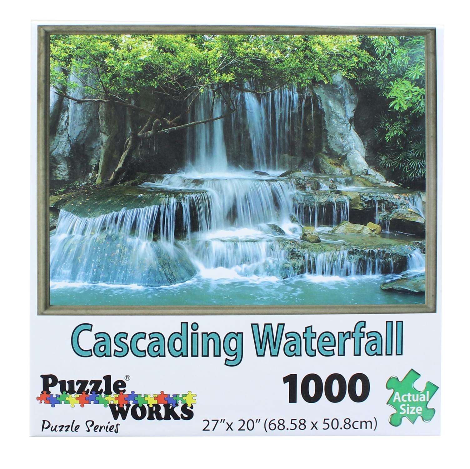 PuzzleWorks 1000 Piece Jigsaw Puzzle , Cascading Waterfall