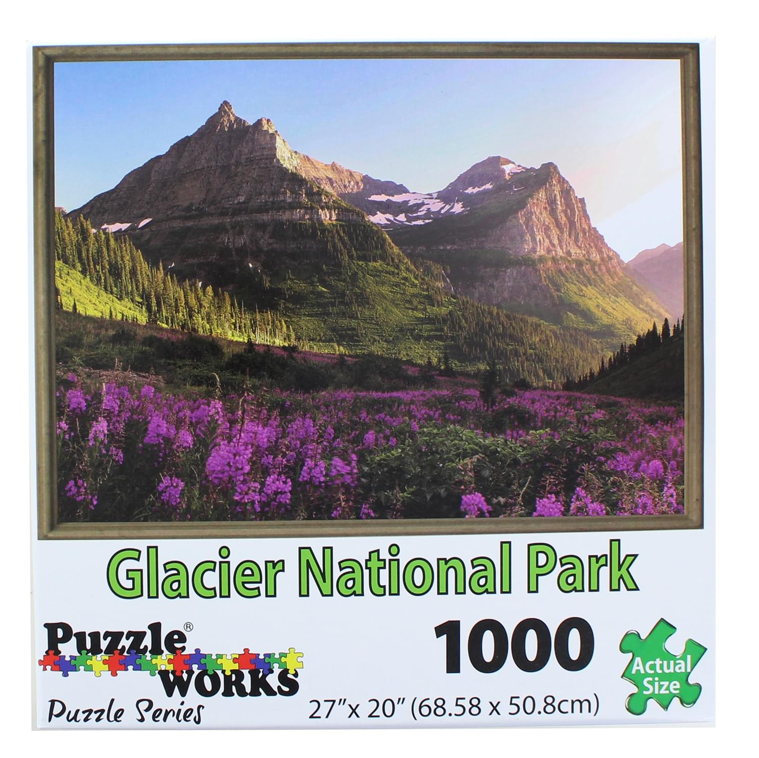 PuzzleWorks 1000 Piece Jigsaw Puzzle , Glacier Park