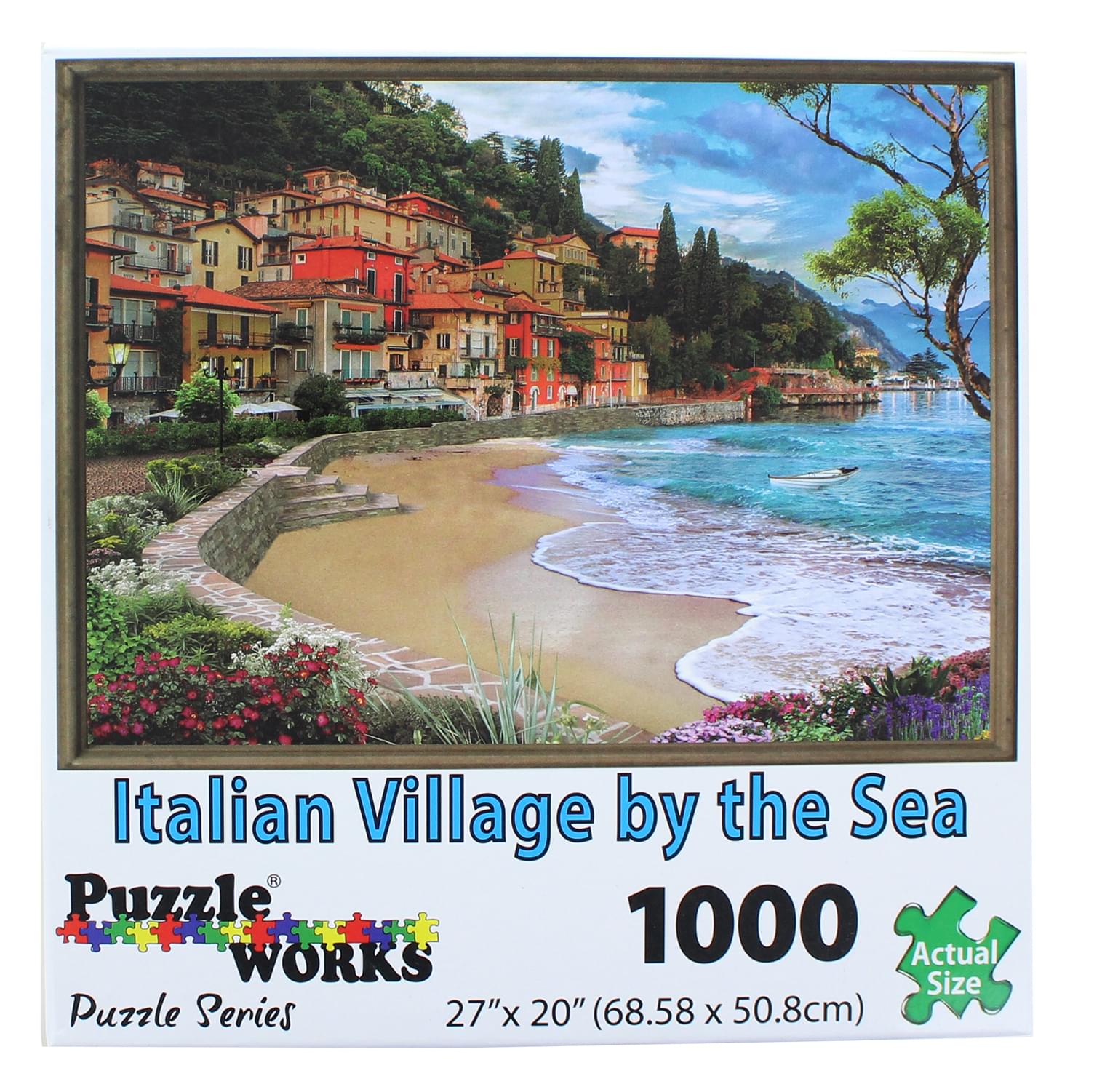 PuzzleWorks 1000 Piece Jigsaw Puzzle , Italian Village By The Sea