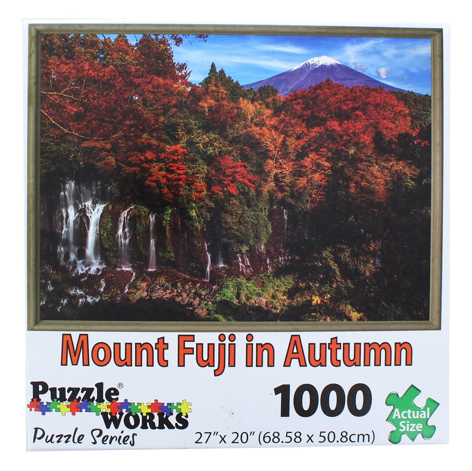 PuzzleWorks 1000 Piece Jigsaw Puzzle , Mount Fuji In Autumn