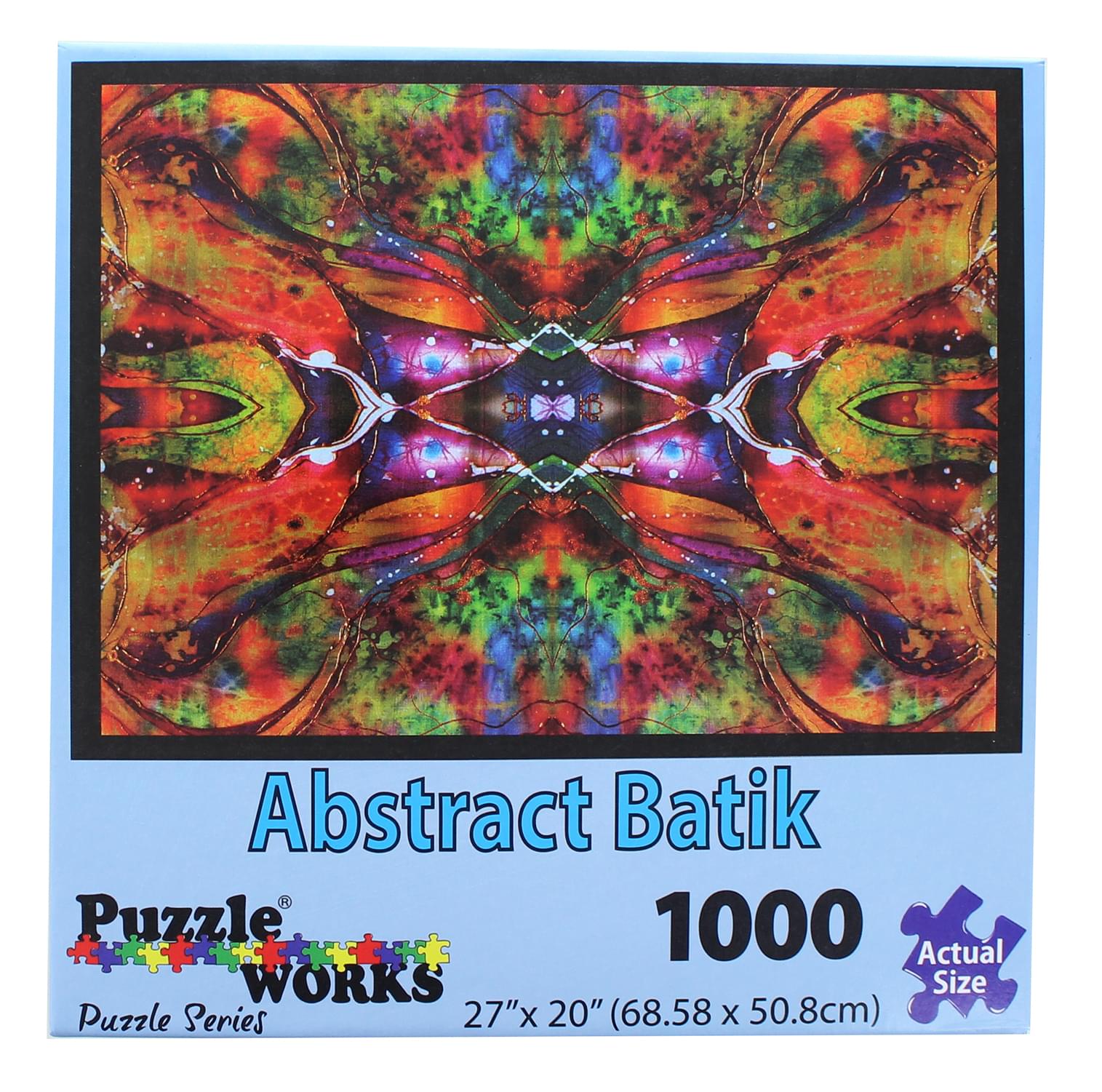 PuzzleWorks 1000 Piece Jigsaw Puzzle , Abstract Batik