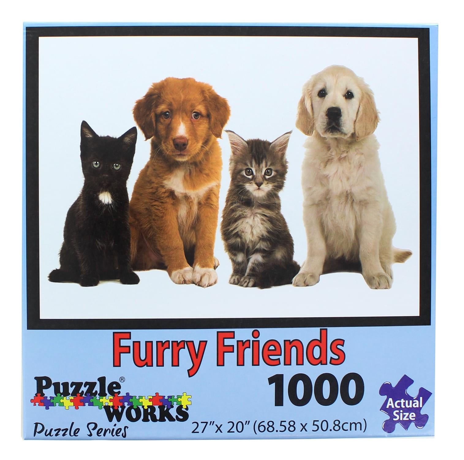 PuzzleWorks 1000 Piece Jigsaw Puzzle , Furry Friend