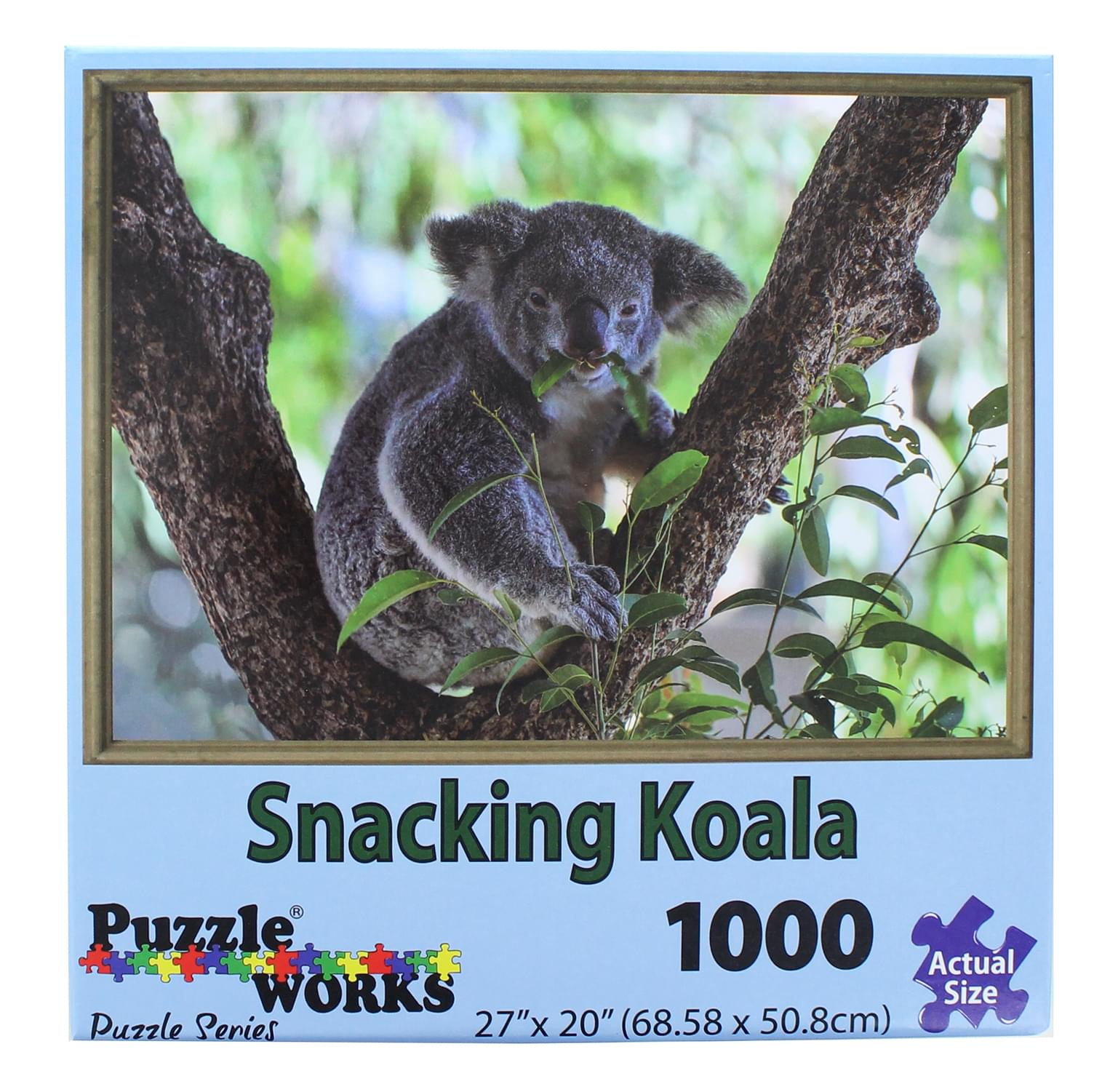 PuzzleWorks 1000 Piece Jigsaw Puzzle , Snacking Koala