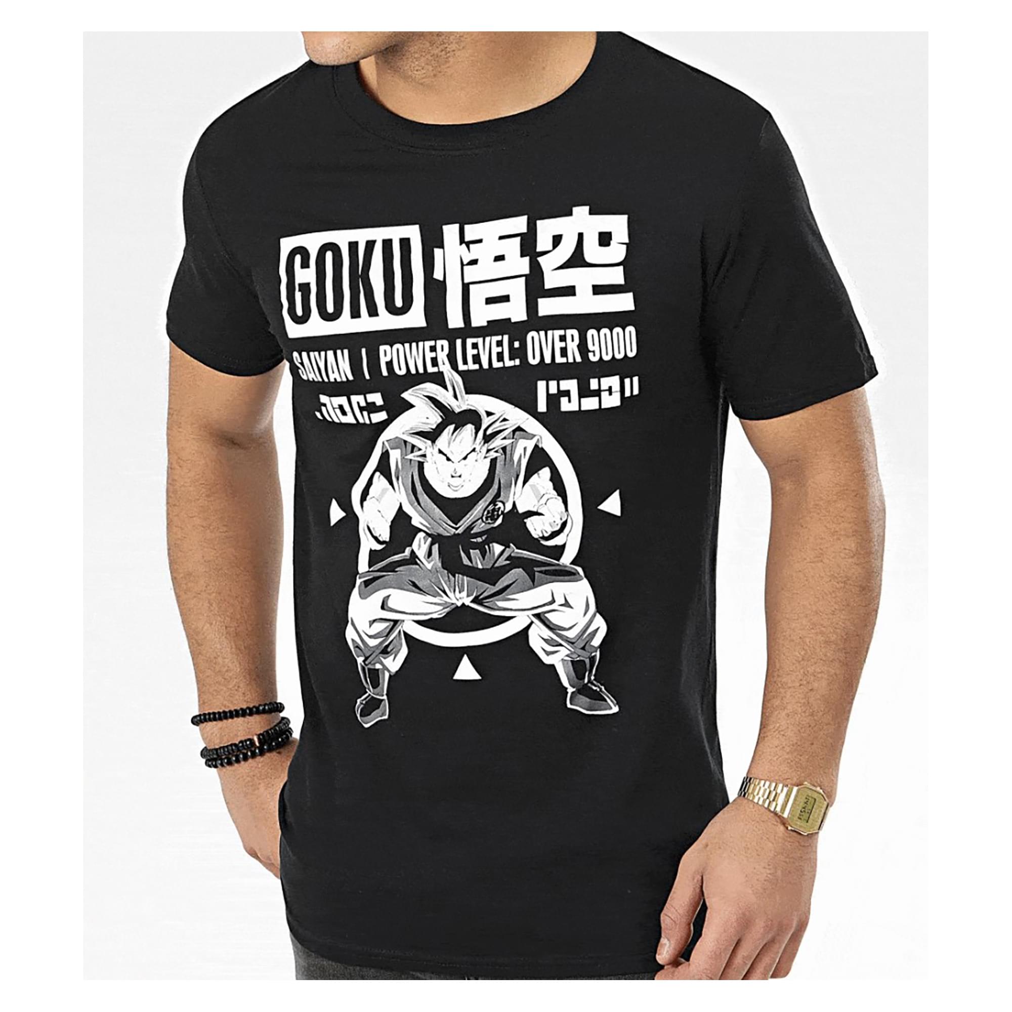 Dragon Ball Z Goku Power Level Adult T-Shirt , XXX-Large