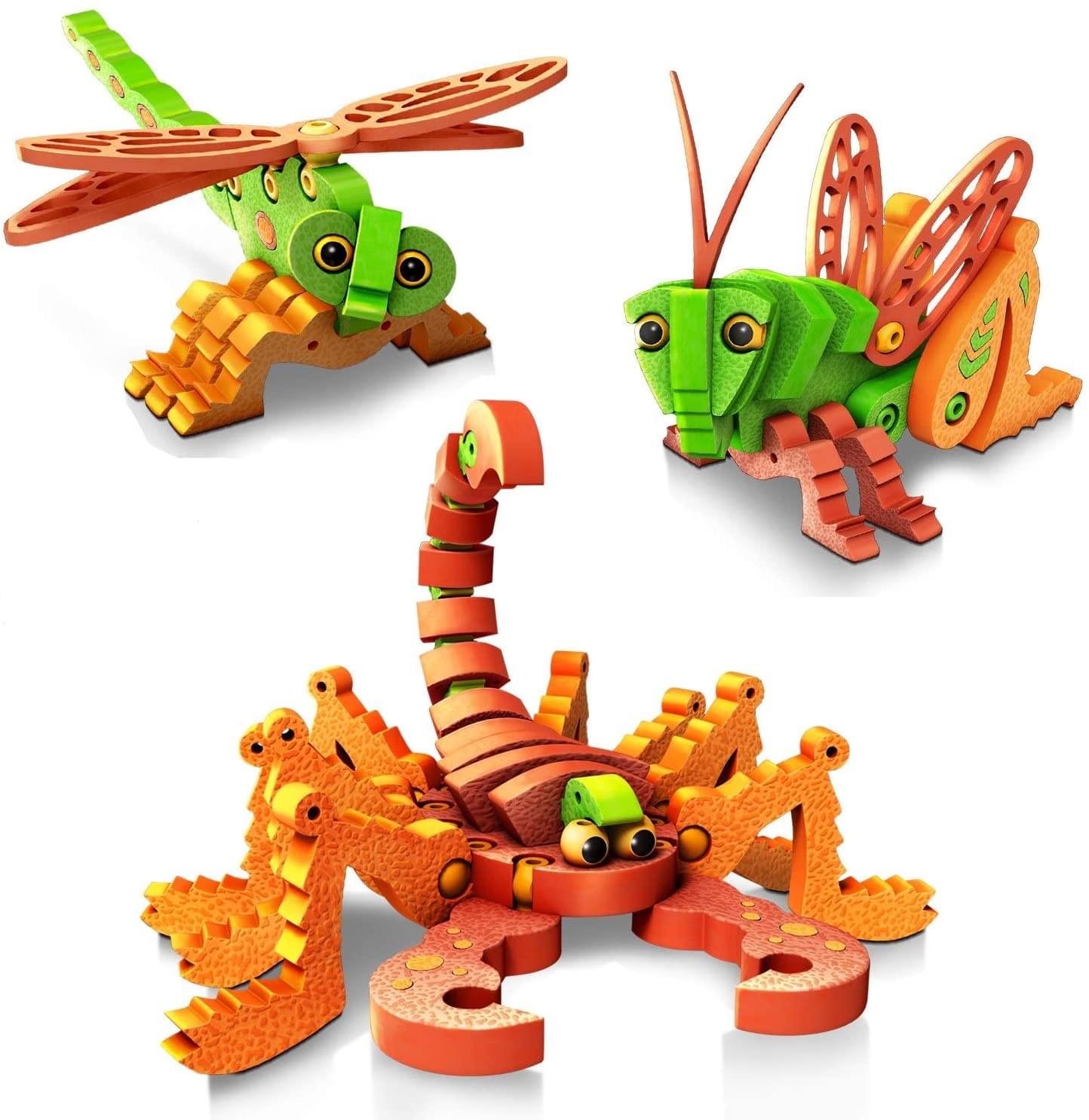 Bloco 162 Piece Construction Set , Scorpions & Insects