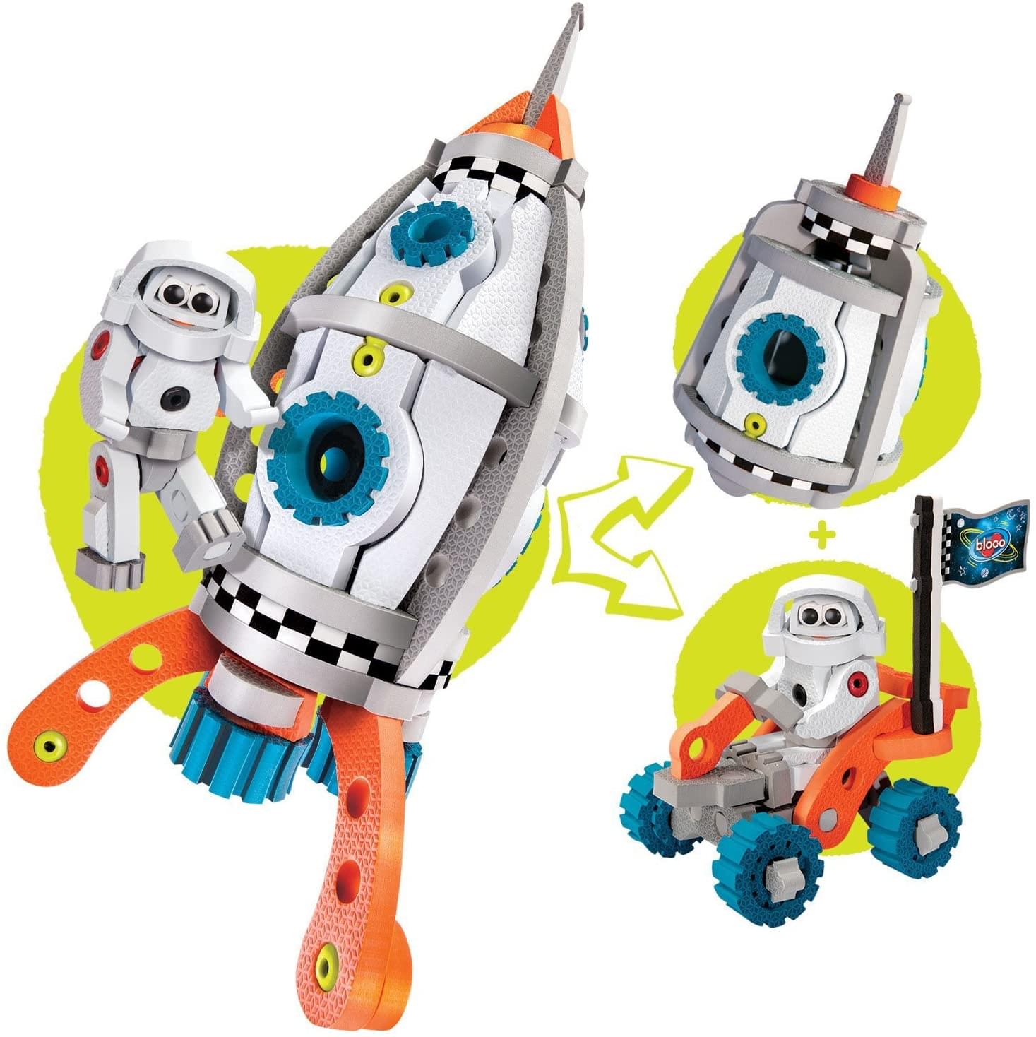 Bloco 210 Piece Construction Set , Galactic Mission