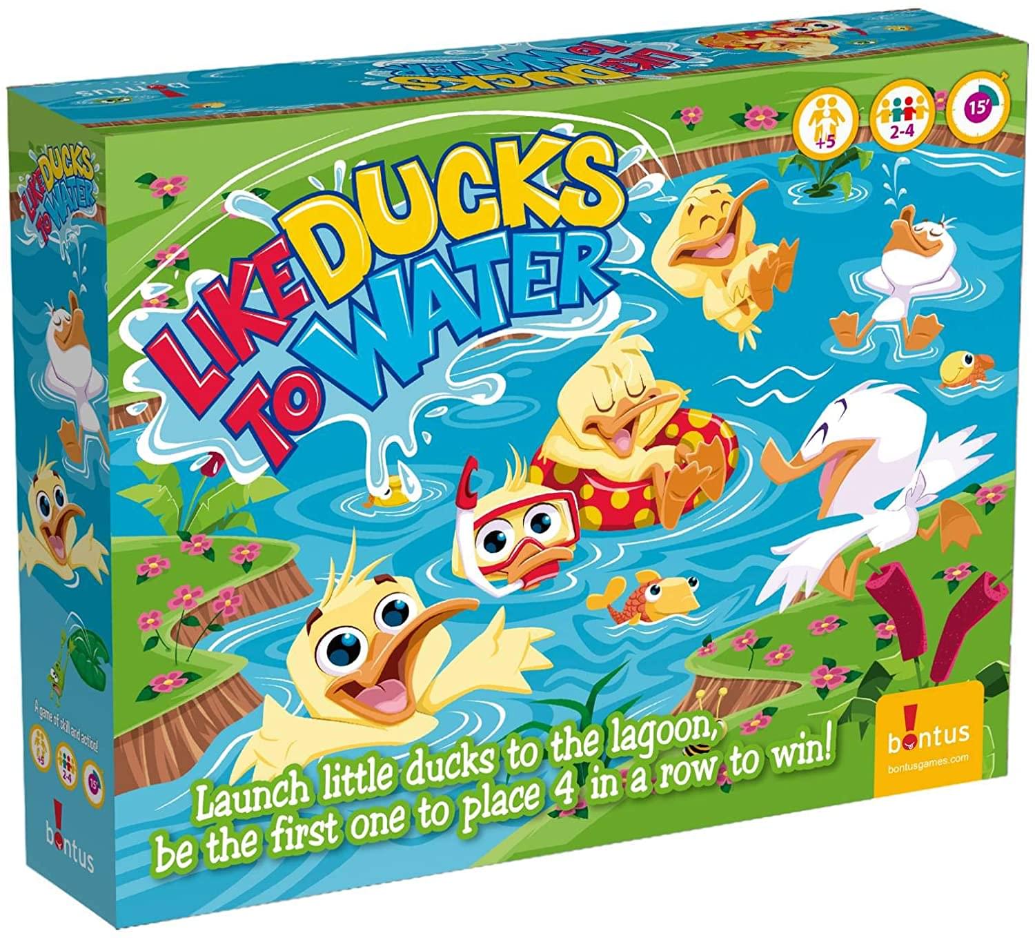 Like Ducks To Water Family Board Game , For 2-4 Players