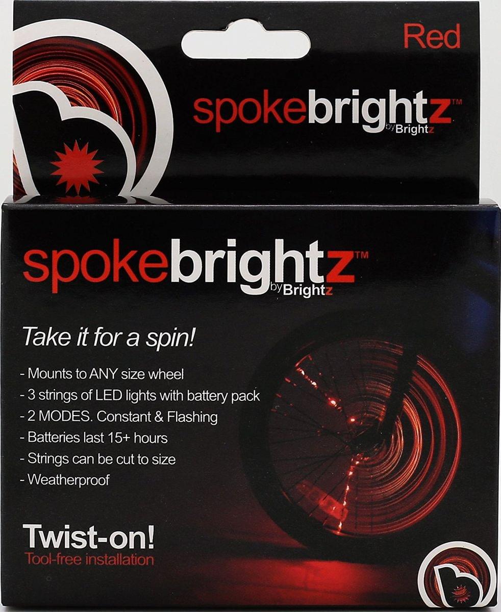 Spoke Brightz LED Bicycle Spoke Accessory, Red