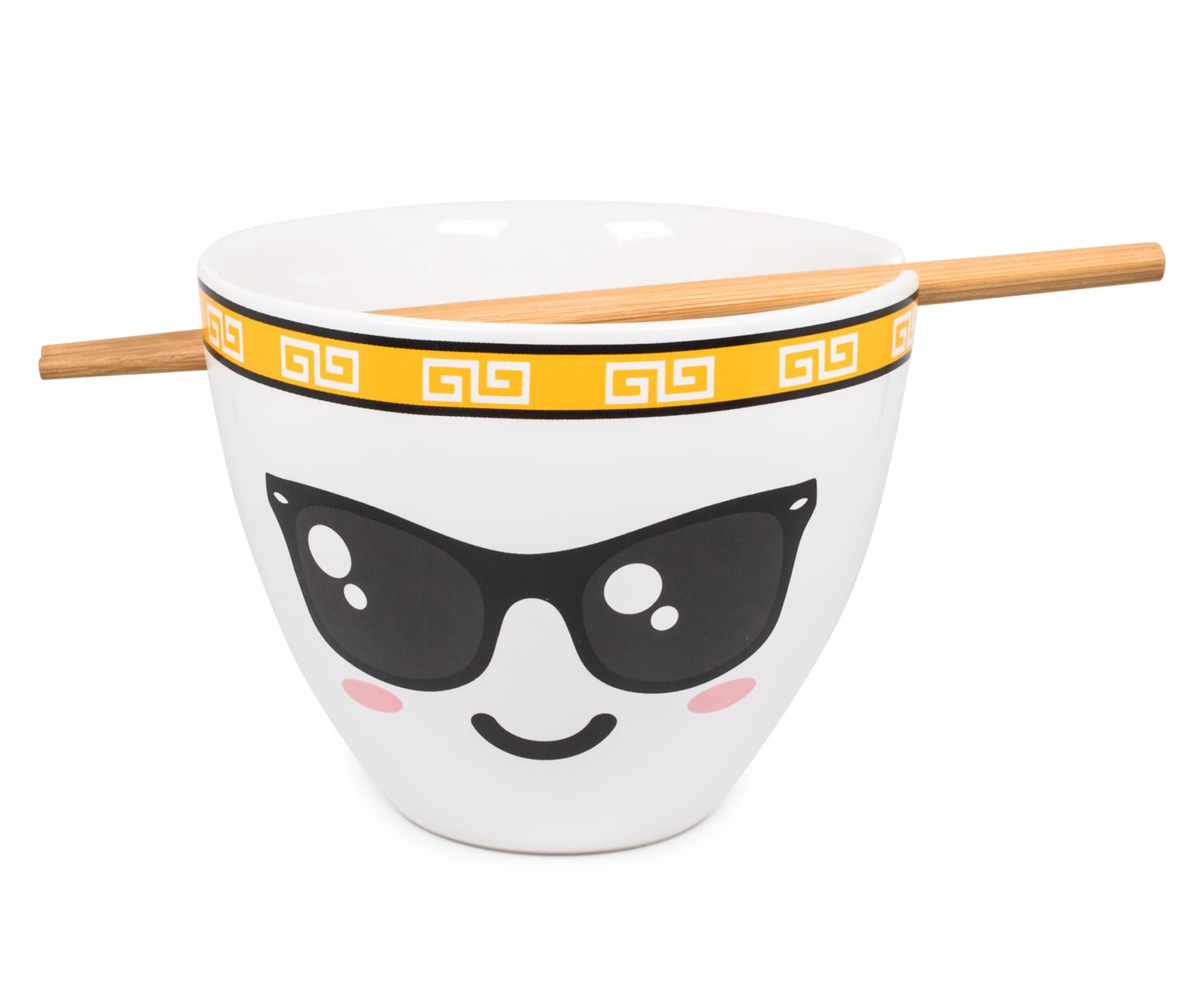 Bowl Bop Pho Sho Japanese Dinnerware Set , 16-Ounce Ramen Bowl, Chopsticks