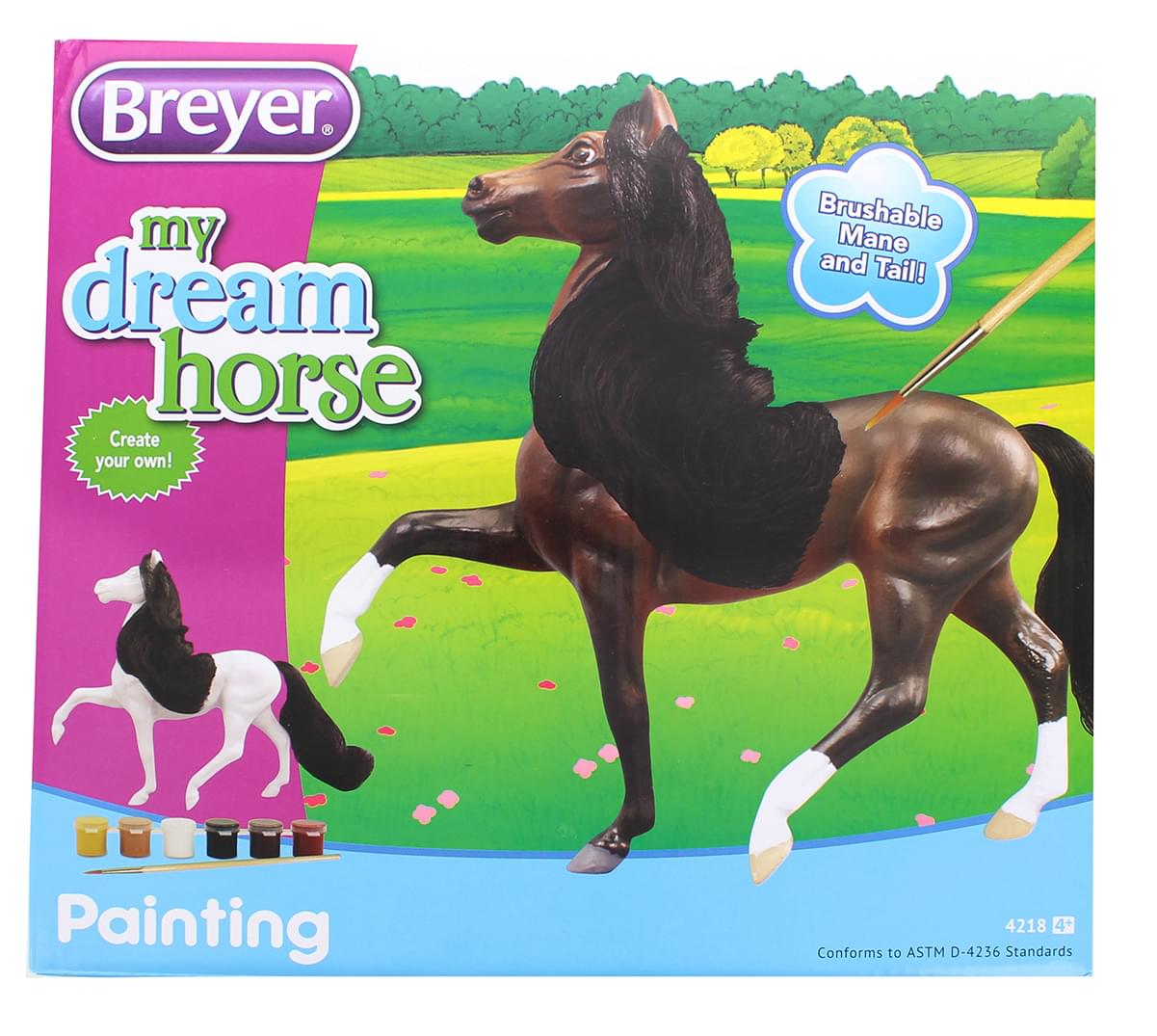 Breyer Model Horse Painting Kit W/ Brushable Mane & Tail