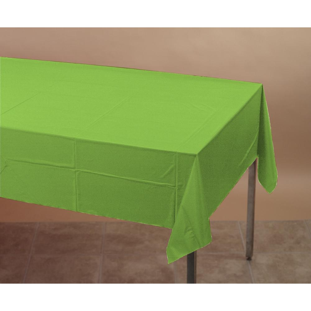 Touch Of Color Plastic Table Cover 54x108 Fresh Lime