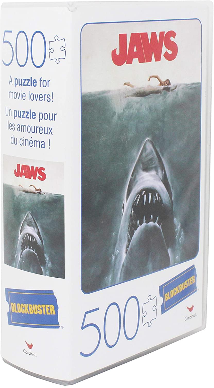 JAWS 500 Piece Jigsaw Puzzle In Plastic VHS Video Case