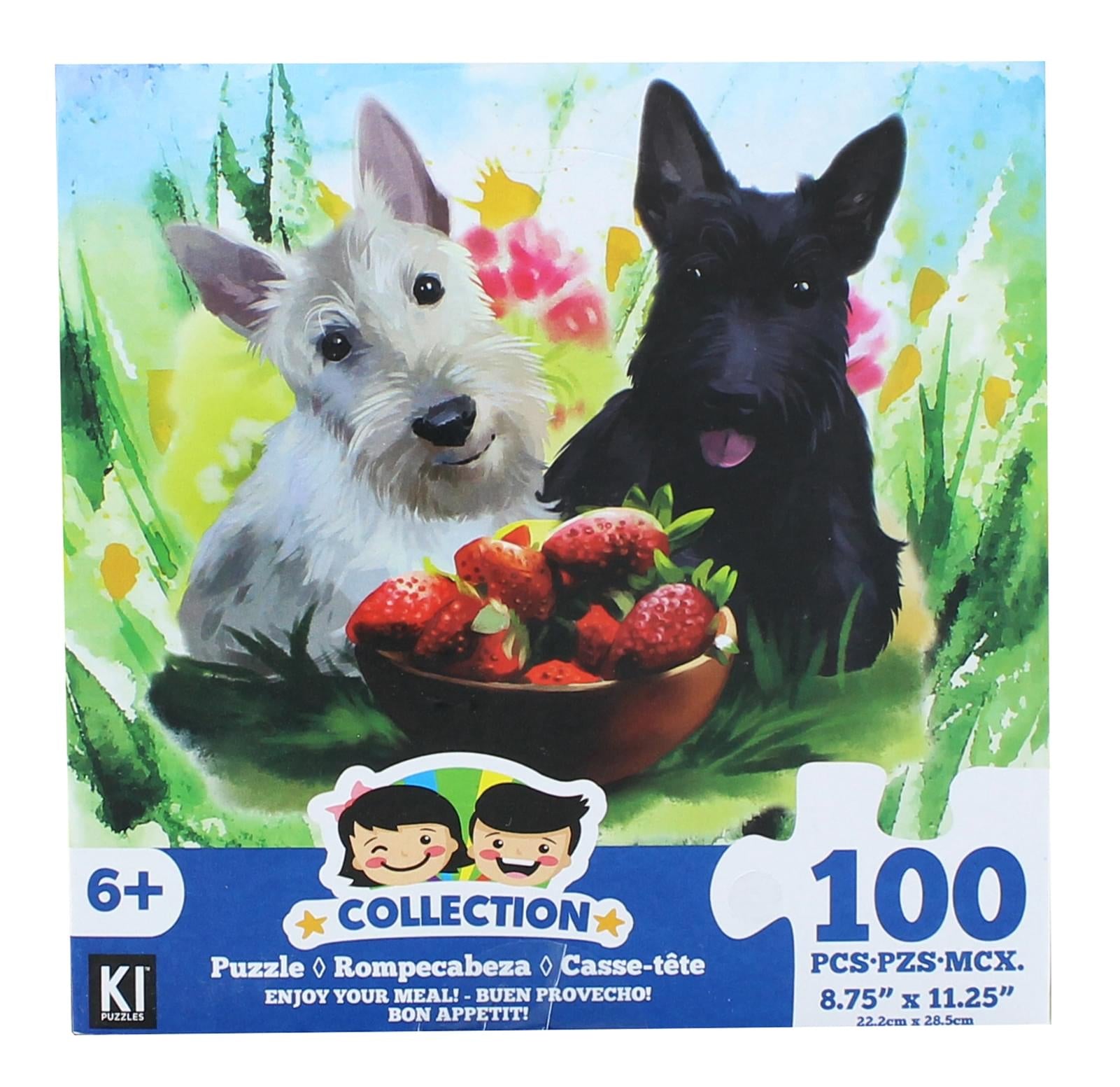 Painting Dog 100 Piece Juvenile Collection Jigsaw Puzzle