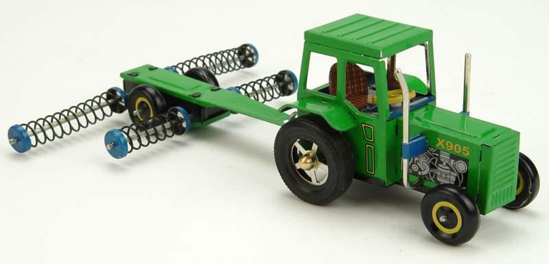 Vintage Style 6.5 Tin Tractor