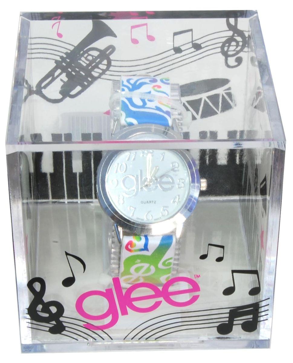 Glee Watch White Face With Multi Band