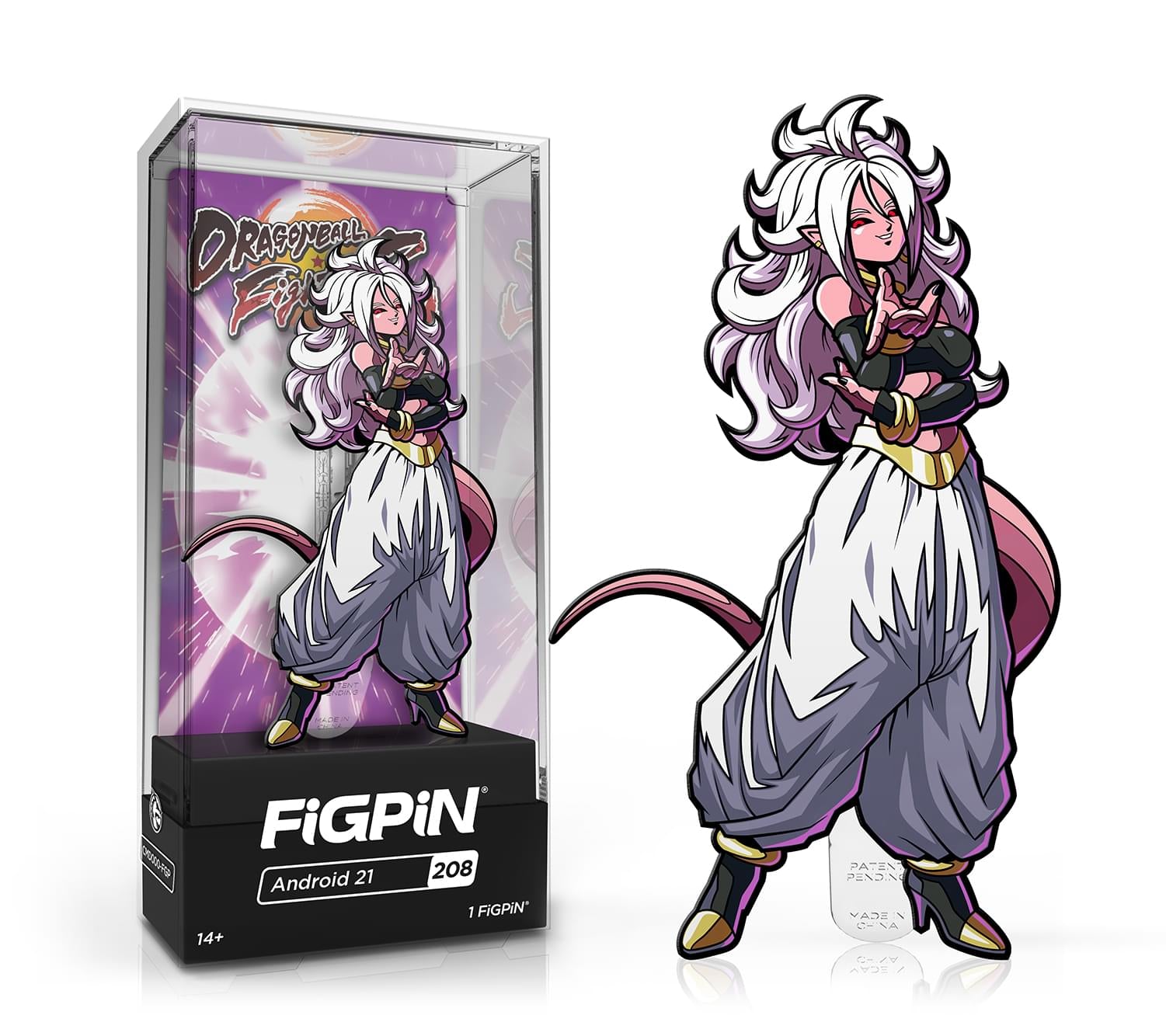 Dragon Ball Z Collectible Enamel FiGPiN , Android 21 #208