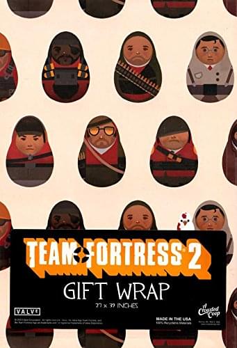 Team Fortress 2 Gift Wrap 27 X 39