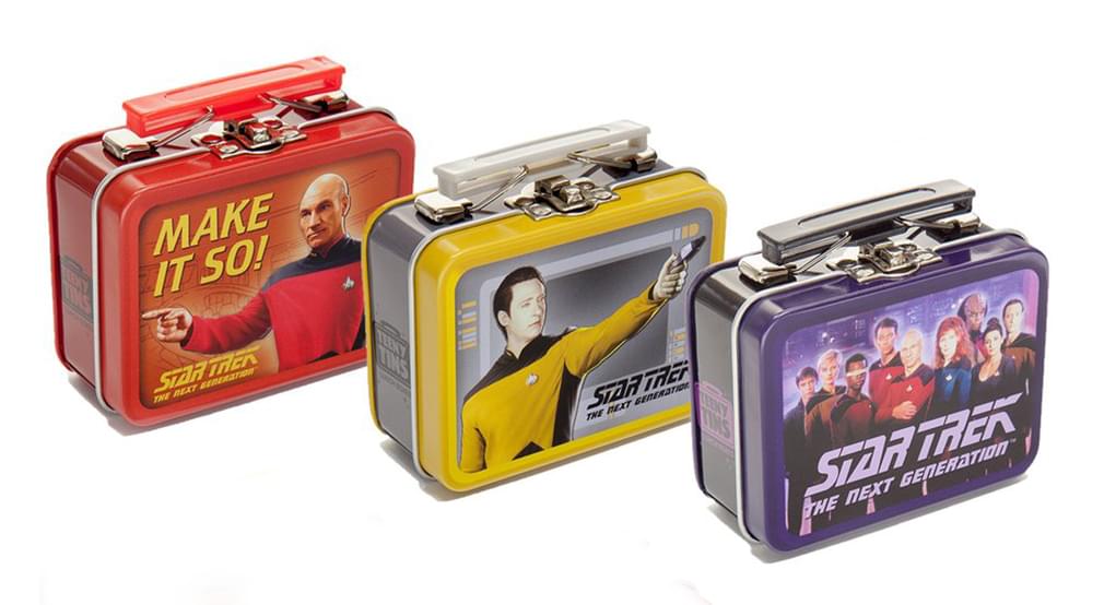 Star Trek The Next Generation Teeny Tin Lunch Box, Set Of 3 Random Designs