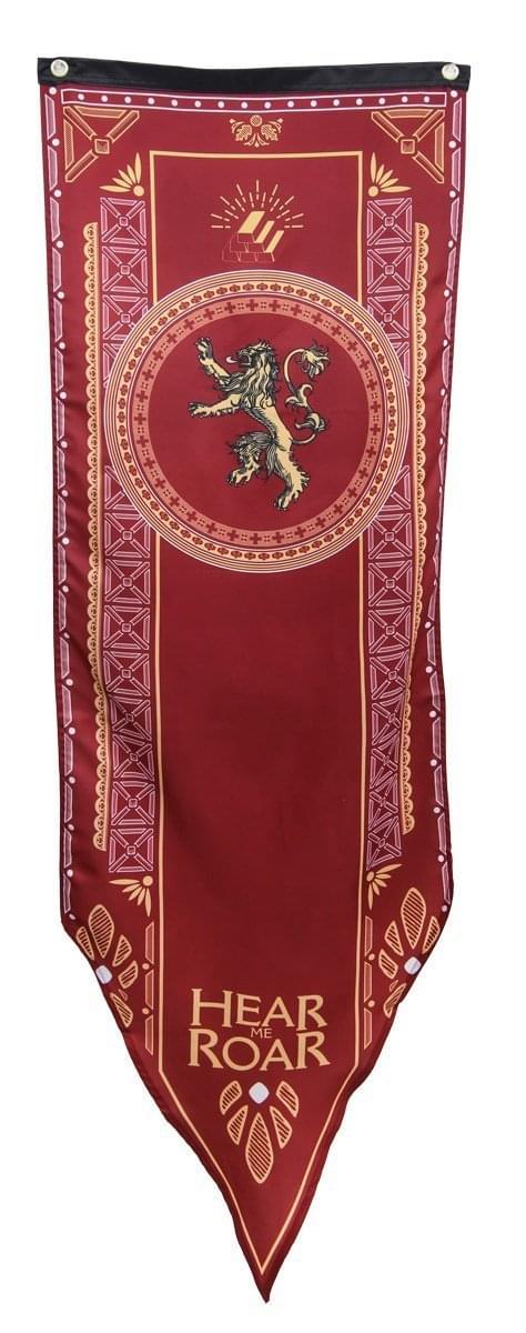 Game Of Thrones House Lannister 20 X 60 Fabric Tournament Banner