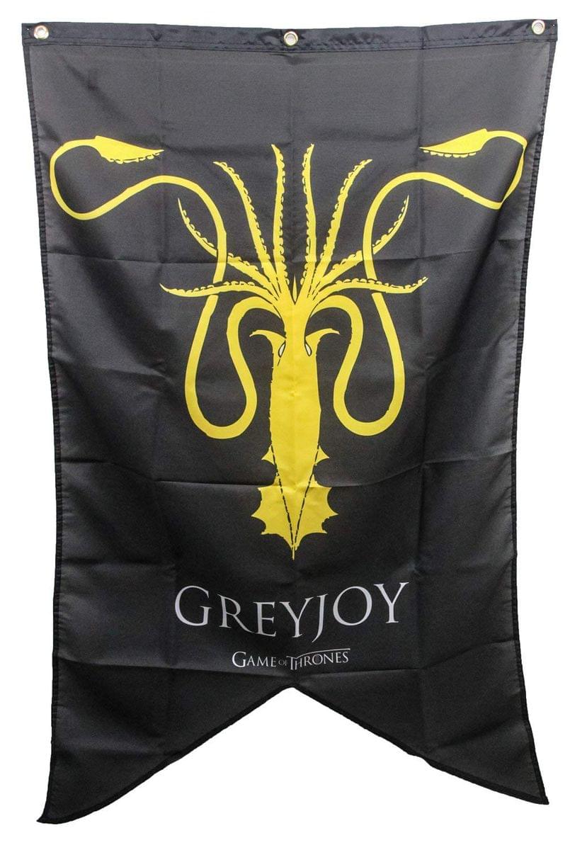 Game Of Thrones 30x50 House Greyjoy Sigil Wall Banner