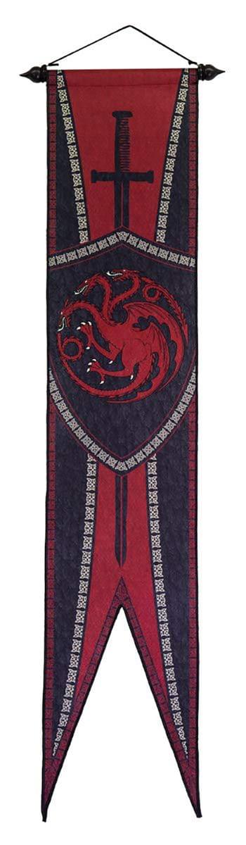 Game Of Thrones 19.25x60 House Targaryen Felt Wall Banner
