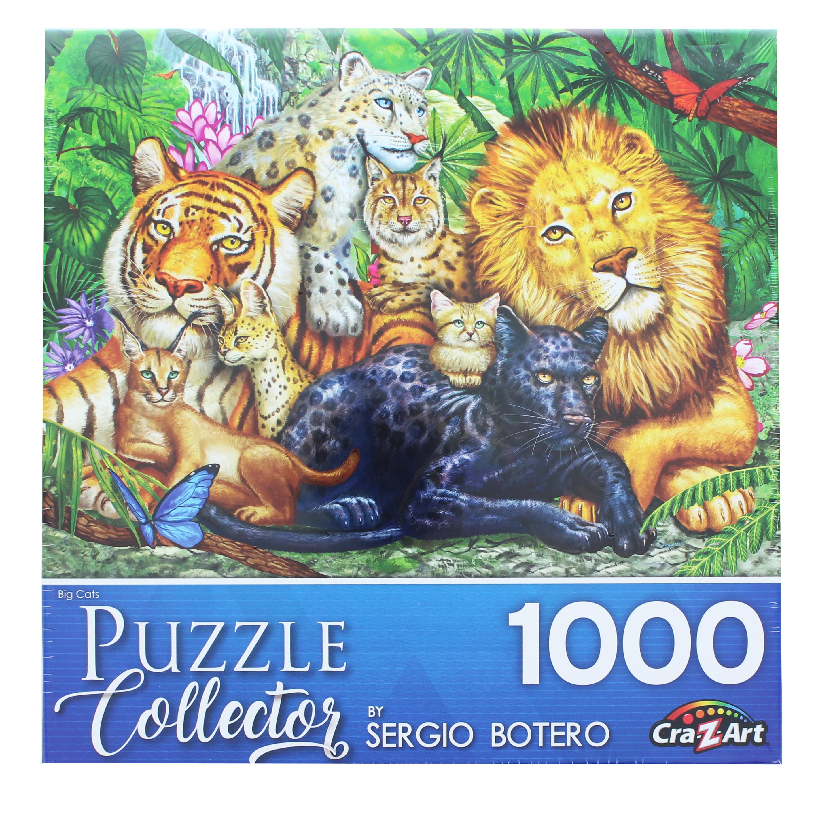 Big Cats 1000 Piece Jigsaw Puzzle