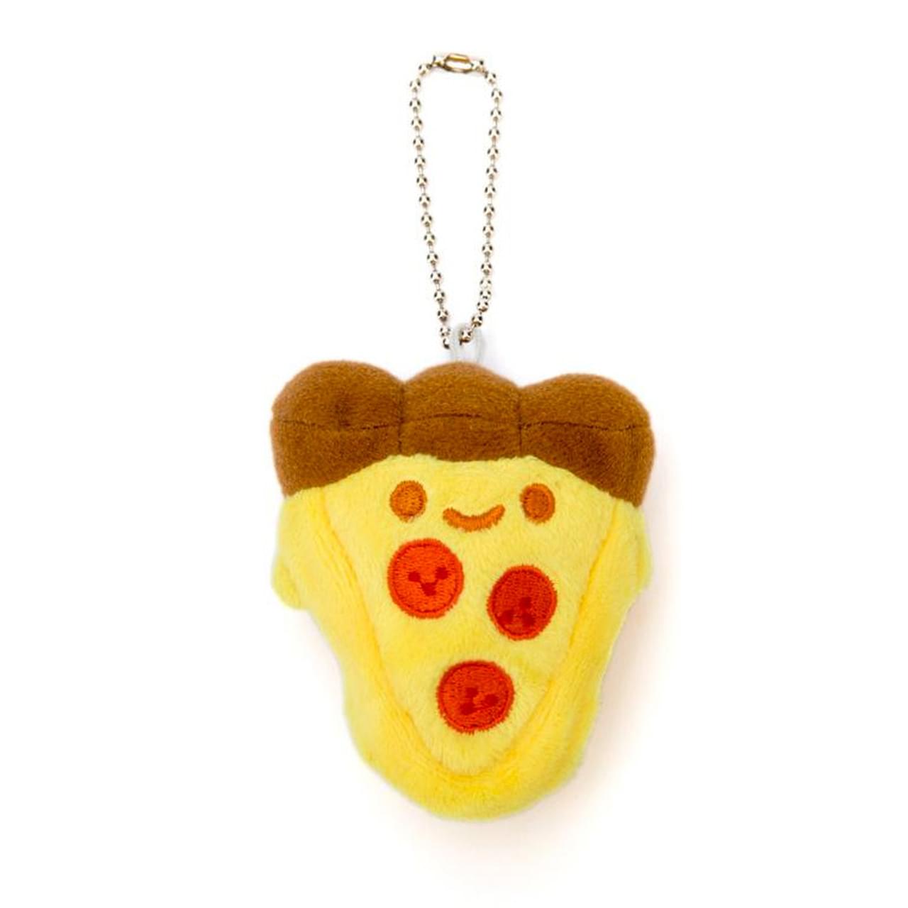 Pizza Plush Charm Keychain